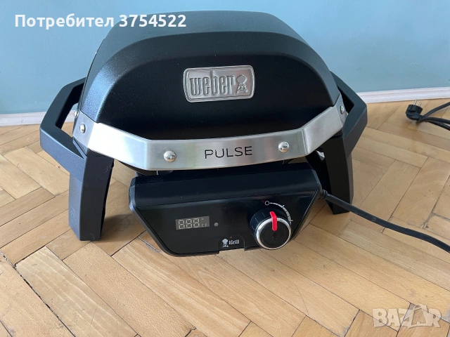 Електрическо барбекю WEBER Pulse 1000, 1800W, 42x32 см, снимка 4 - Барбекюта - 55229949