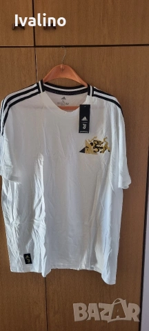 красива оригинална блуза от линията на juventus Adidas 