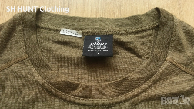 KUHL THERMO Underwear 100% Merino Wool размер S за лов туризъм термо блуза 100% Мерино вълна - 2521, снимка 5 - Екипировка - 54167001
