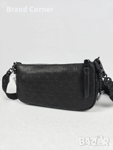 Нова дамска чанта Steve Madden BWEBBER Black Monogram, снимка 4 - Чанти - 54404907