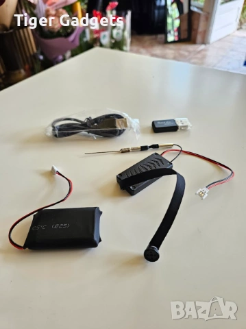 Tangmi Mini WiFi Скрита Шпионска Камера – 1080P HD мини камера с детекция на движение и приложение, снимка 7 - Камери - 53708900