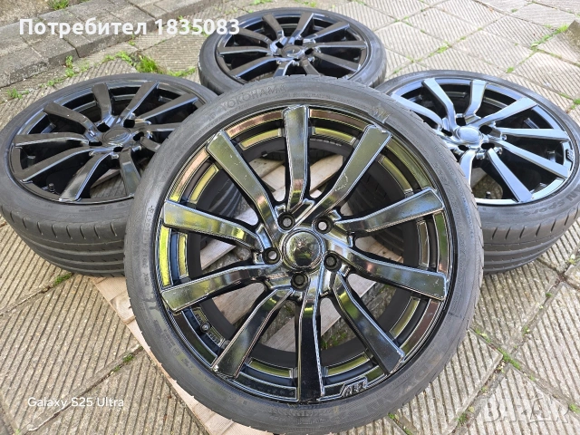 Лети джанти 18ки 5х112 AEZ + летни гуми 225/40/18 Yokohama