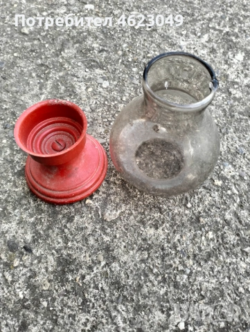 Стар свещник, снимка 3 - Антикварни и старинни предмети - 54227419