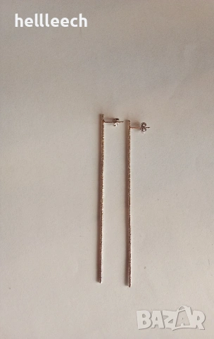 Сребърни обеци, снимка 2 - Обеци - 54258773