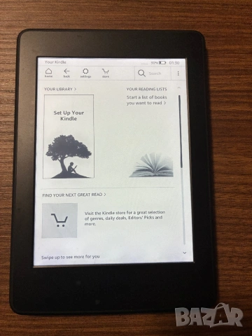 Kindle DP75SDI - четец за книги с подсветка
