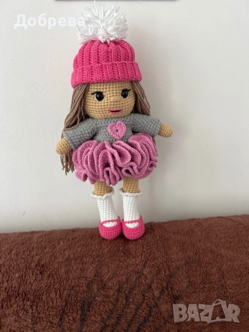Кукла Никол Амигуруми