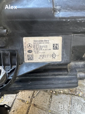 Фарове мерцедес w213 , снимка 5 - Части - 55101085