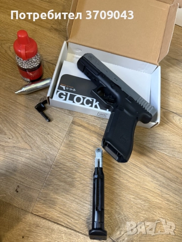 Въздушен пистолет umarex glock 17 gen 5 4,5mm , снимка 3 - Въздушно оръжие - 55155768