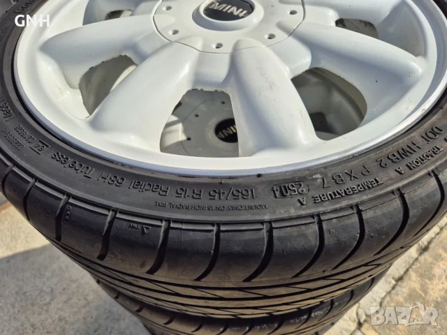 Джанти Mini 15 цола , 4х100 , 5j, et45 , 165/45/15 Honda Opel Toyota, снимка 11 - Гуми и джанти - 54511091