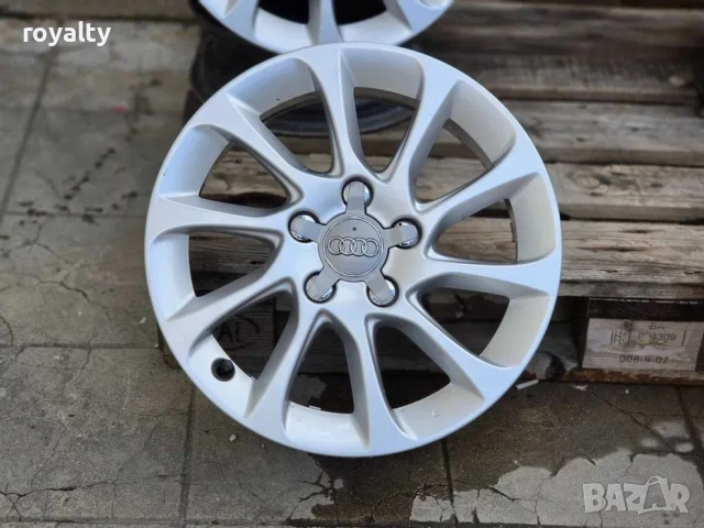5х112 16 Джанти Audi A3 A4 A6 Ауди 5x112 Оригинални на Ауди ET 46, j 6.5, Централен отвор 57.1 Без к, снимка 3 - Аксесоари и консумативи - 55010525