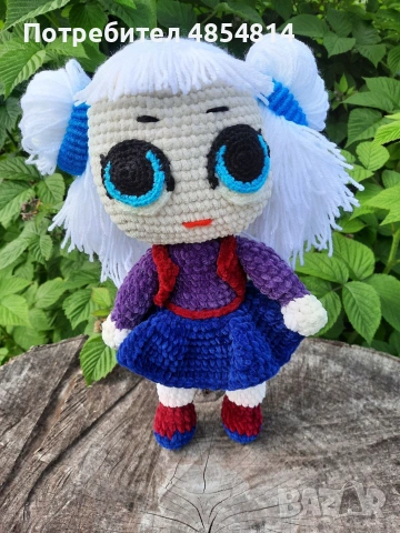 Ръчно изработена кукла LOL., снимка 2 - Кукли - 55166602