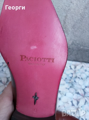 Cesare Paciotti Made in Italy мъжки мокасини от естествена кожа 42 номер, снимка 5 - Мокасини - 54992318