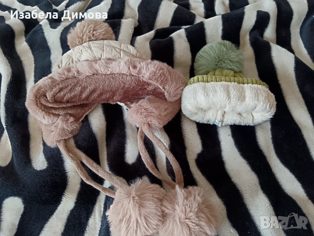 Зимни дамски шапки обща цена, снимка 2 - Шапки - 54489262
