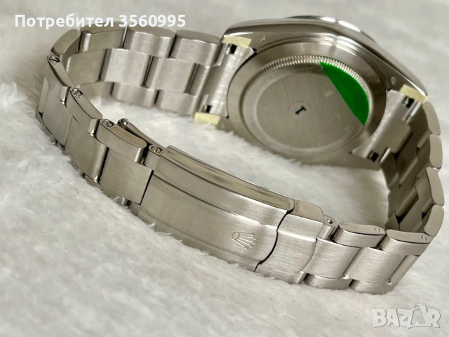 Rolex Oyster Perpetual 39mm Red Grape – бордо/пурпурен, снимка 5 - Луксозни - 54195492