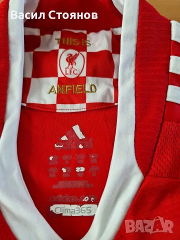Ливърпул/Liverpool adidas Home jersey 2008-09г. - за ръст 155см., снимка 4 - Фен артикули - 50822545