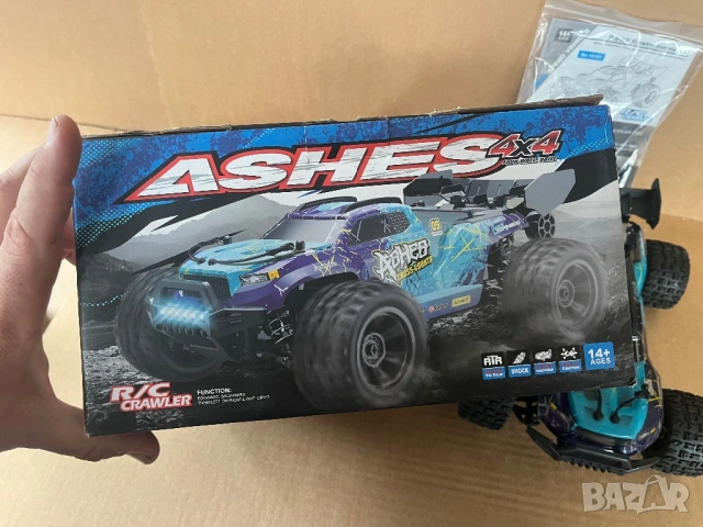 RC количка  ASHES 4x4 1/16, снимка 5 - Коли, камиони, мотори, писти - 54615717