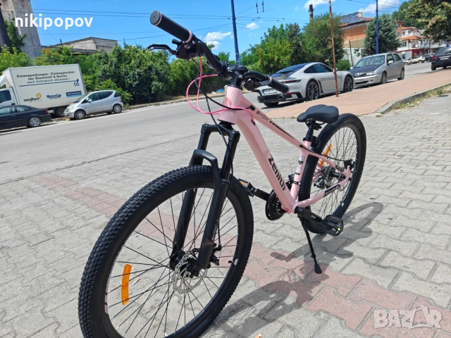 X Алуминиев велосипед 26" ZENITH розов, снимка 4 - Велосипеди - 54939973