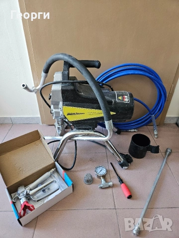 Машина за безвъздушно боядисване Airless Sprayer 1800W (2.5 л/мин) – Пълен комплект