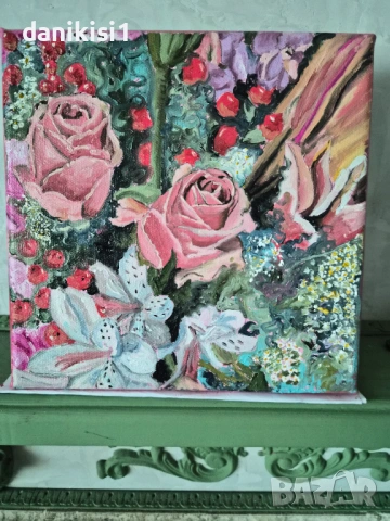 Авторска артина маслени бои , снимка 6 - Картини - 54326735