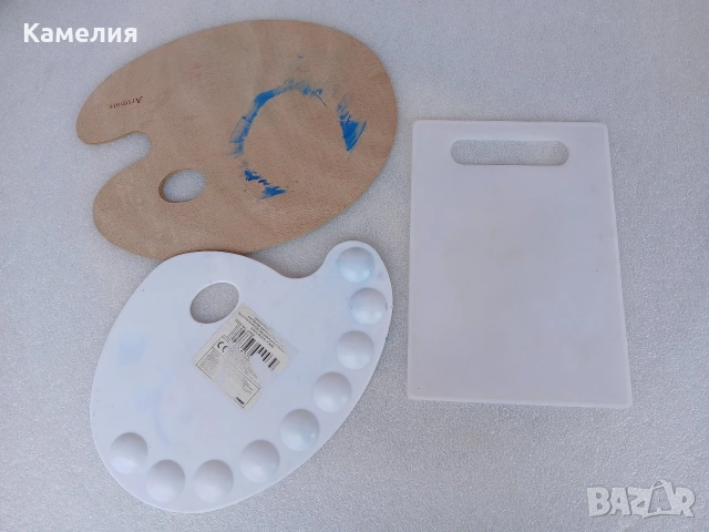 Палитри за бои, рисуване , художници