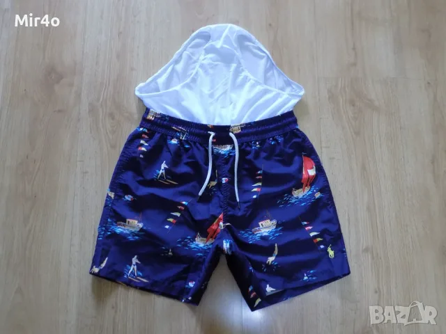 нови къси панталони polo ralph lauren шорти гащета бански оригинални мъжки S, снимка 5 - Спортни дрехи, екипи - 46537536