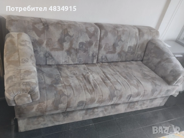 Продавам разтегателен диван, разтегнат 140/200, снимка 2 - Дивани и мека мебел - 54637170