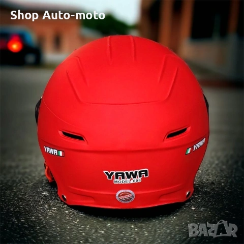 Каска Automat, Каска за мотор с визьор, 523, Червен, снимка 3 - Аксесоари и консумативи - 54014800