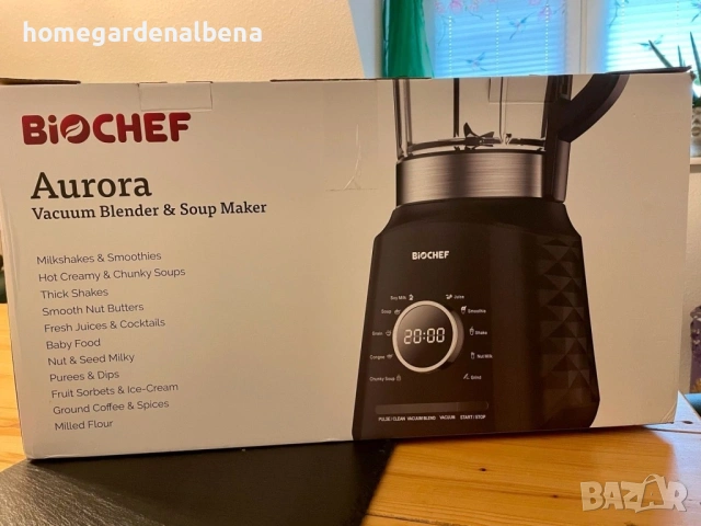 Професионален Вакуумен Блендер и Soup Maker Aurora 1.7L, 1000W, снимка 7 - Блендери - 54181839