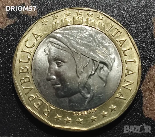 Монета Италия(aUNC) - 1 бр. [1997], снимка 2 - Нумизматика и бонистика - 55533538