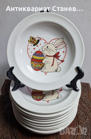 Великденски чинии -Българско производство , снимка 3 - Чинии - 54067355