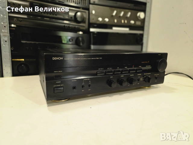 👑 Класически Японски Мускул! Denon PMA-715R – Забранен звук от златната ера, снимка 6 - Ресийвъри, усилватели, смесителни пултове - 55022376