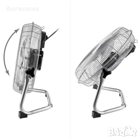 Вентилатор подов 18'' Muhler FM-1813, 100W, индустриален, метален, снимка 2 - Вентилатори - 55128916