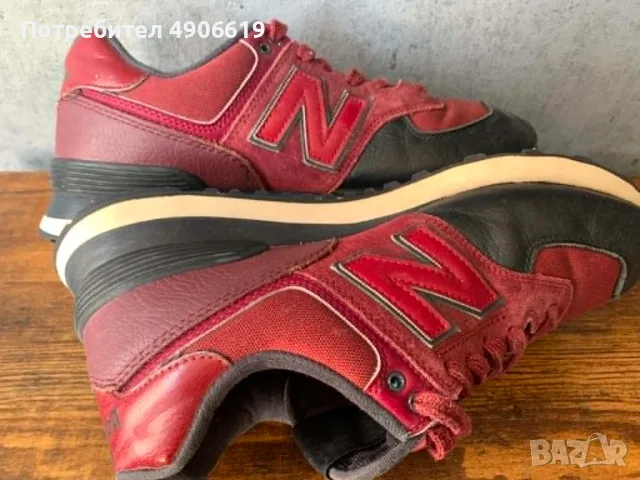 Мъжки маратонки New Balance 574 № 43 (27.5 см) / Отлично състояние, снимка 8 - Маратонки - 55604482