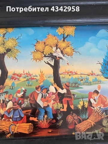 Винтидж комплект от 4 декоративни картини KOFTEK – Made in W. Germany (1975 г.)  , снимка 5 - Антикварни и старинни предмети - 55096009