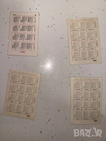 Календарчета с кучета от 1988 и 1993, снимка 2 - Други ценни предмети - 55058680