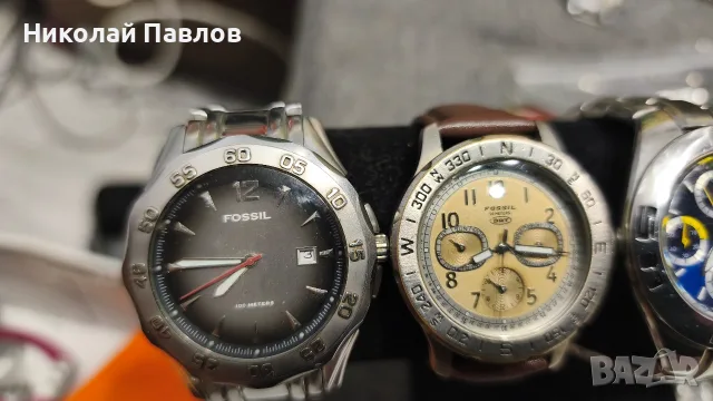 Лот часовници Fossil , снимка 2 - Мъжки - 55417454