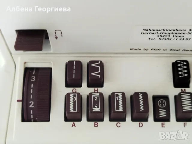Шевна машина PFAFF hobby matic 907 , снимка 4 - Шевни машини - 55446665