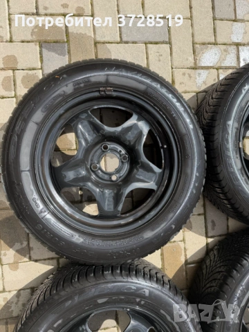 Стоманена джанта Dacia 6.5 J 16", 4, ET 45, снимка 4 - Гуми и джанти - 54405446