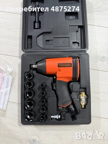 Пневматичен ударен Гайковерт BLACK+DECKER