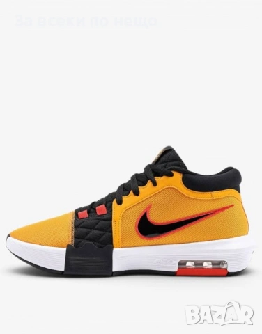 NIKE x LeBron Witness 8 Orange / Black Мъжки Баскетболни Обувки👟Мъжки Маратонки Код P2772, снимка 4 - Маратонки - 55067869