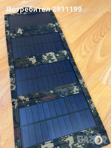Сгъваем слънчев панел с USB / Portable Solar Panel, снимка 2 - Друга електроника - 54600572