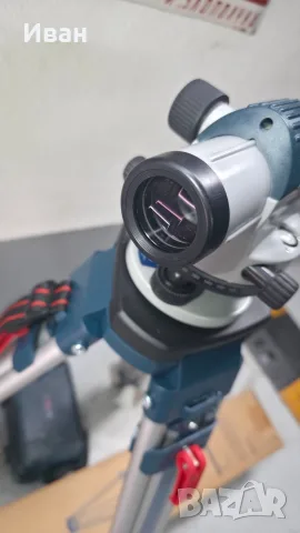 Оптичен нивелир Bosch GOL 26 G Professional С нов статив BT 160 и куфар за транспортиране , снимка 4 - Измервателни инструменти - 55323425