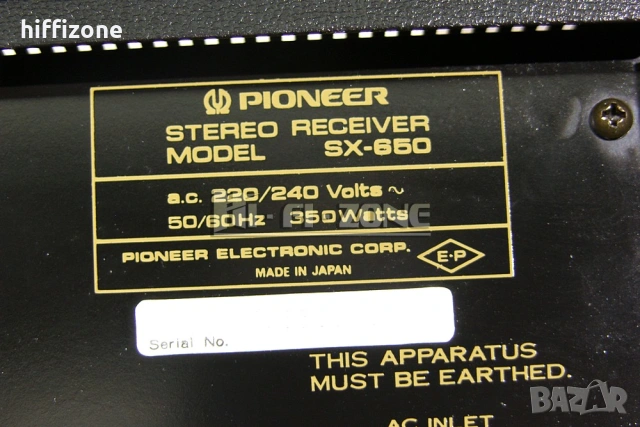 Ресивър  Pioneer sx-650 , снимка 10 - Ресийвъри, усилватели, смесителни пултове - 54698783