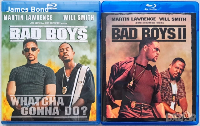 Блу Рей (Blu Ray) Лоши момчета 1&2 (Bad Boys 1&2) с БГ субтитри