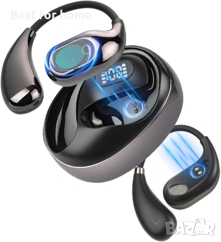 XG99 Слушалки с превод в реално време, отворени слушалки с Bluetooth 5.4, 144 езиков преводач