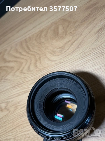 Canon EF 50mm F1.2 USM, снимка 6 - Обективи и филтри - 54881805