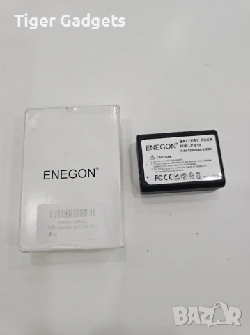 Enegon LP-E10 Battery – 7.4V 1200mAh 8.9Wh батерия за Canon фотоапарати, снимка 3 - Батерии, зарядни - 54658050