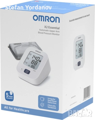 Нов! Апарат за кръвно налягане OMRON! , снимка 3 - Друга електроника - 54484485