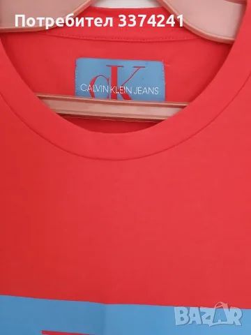 Мъжка тениска Calvin Klein, снимка 2 - Тениски - 55578078