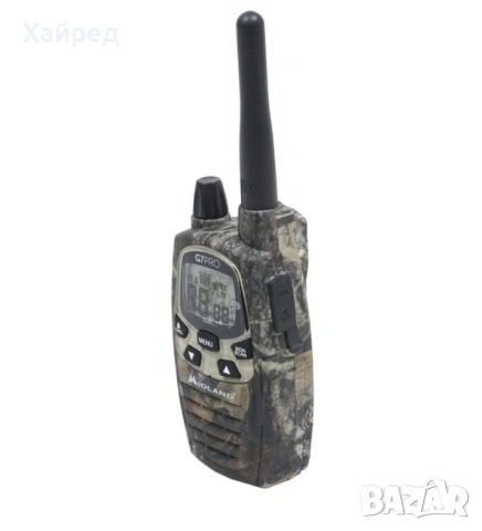 Радиостанция Midland G7 PRO PMR/LPD Single Mimetic, Портативна, снимка 2 - Екипировка - 54313517